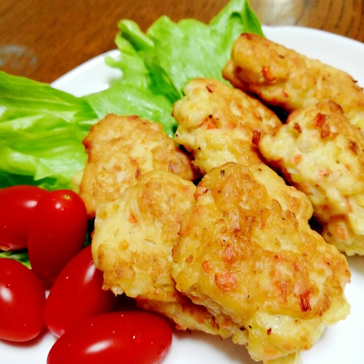 お弁当にも♪野菜入りチキンナゲット